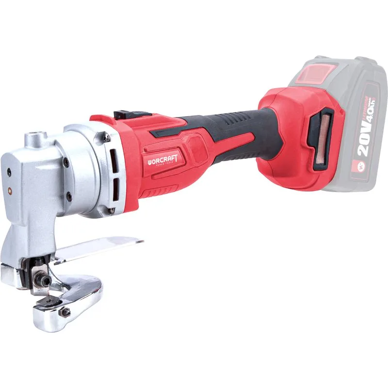 Nožnice na plech Worcraft CHMS-S20LiB, ShareSYS, 20V, bezuhlíkový