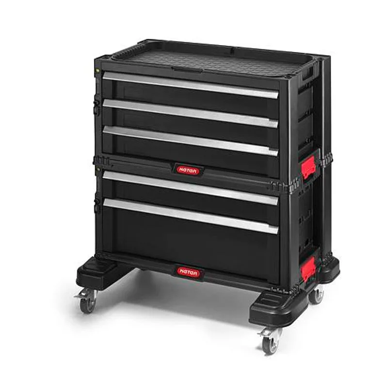 Keter Skrinka Keter® 17199301, na náradie, 5 zásuviek, na kolieskach, 562x289x502 mm