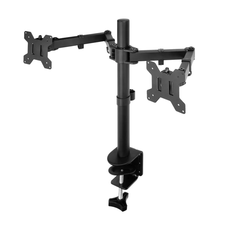 VIRONE Plne nastaviteľný stolový držiak pre dva monitory MH-4 pre veľkosť 13"-27″