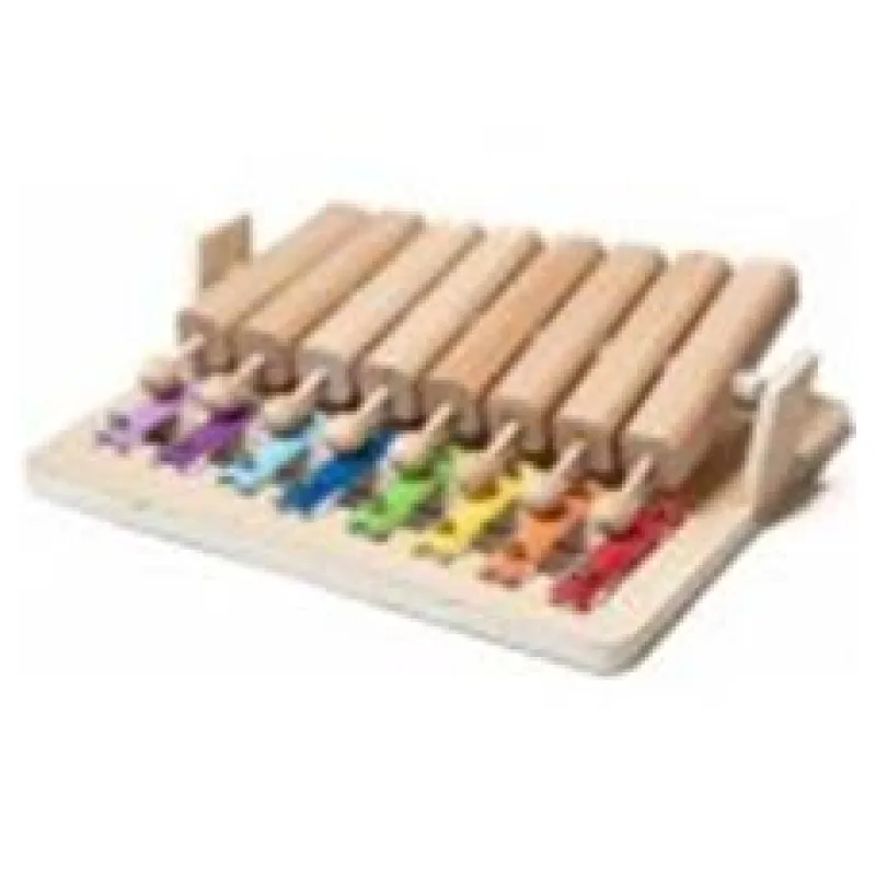 Dřevěný hlavolam Piano/obtížnost 1-4 1 ks