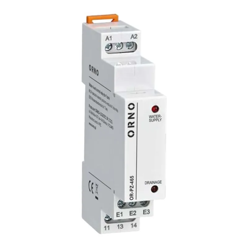 ORNO Hladinové relé pre jednu nádrž 1 prepínací kontakt 24-240VAC/DC OR-PZ-465