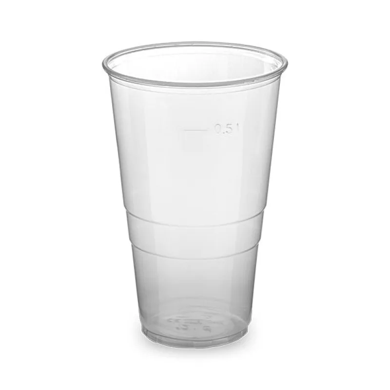 Kelímek průhledný 0,5 l -PP- (Ø 95 mm) [50 ks] (73216-11A, P7B,E63) (Kelímek na pivo průhledný 0,5 l -PP- (Ø 95 mm) [50 ks] (73216))
