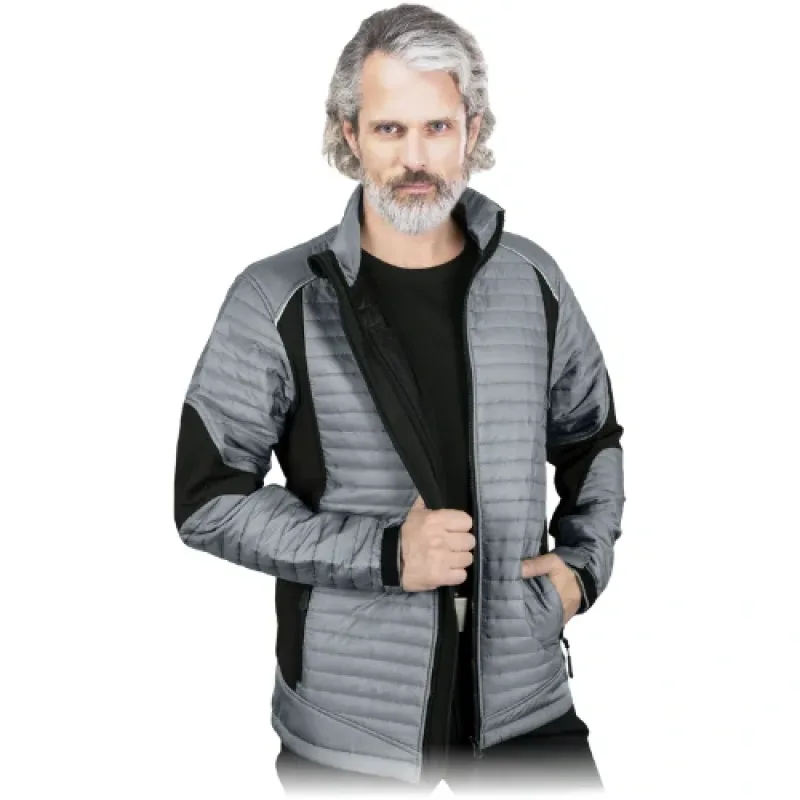 Leber&Hollman HUMMER softshellová bunda sivá/čierna