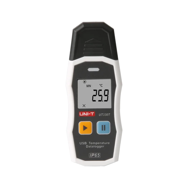 Digitálny priemyselný teplomer Uni-T UT330T od -30 °C do 70 °C 64 000 záznamov MIE0467