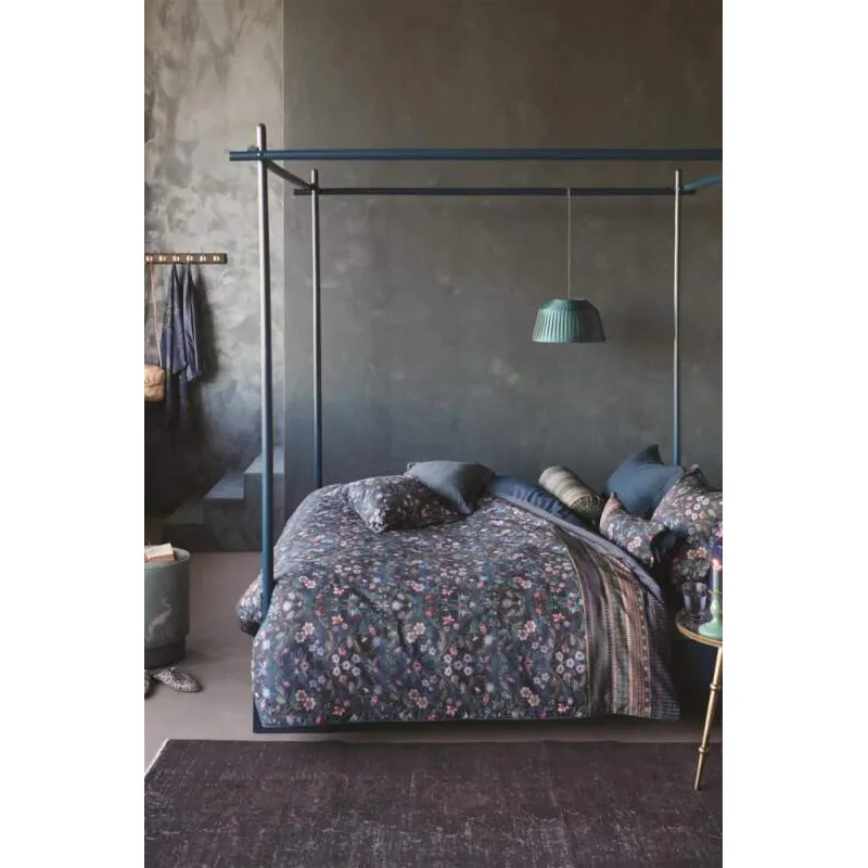 Pip Studio perkálové povlečení Mirrorama tmavě modré 200x200 +2x 70x90 cm