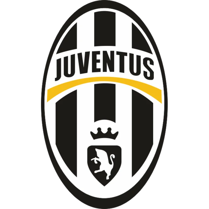 Juventus nálepka 5 x 8,5 cm - SKLADOM