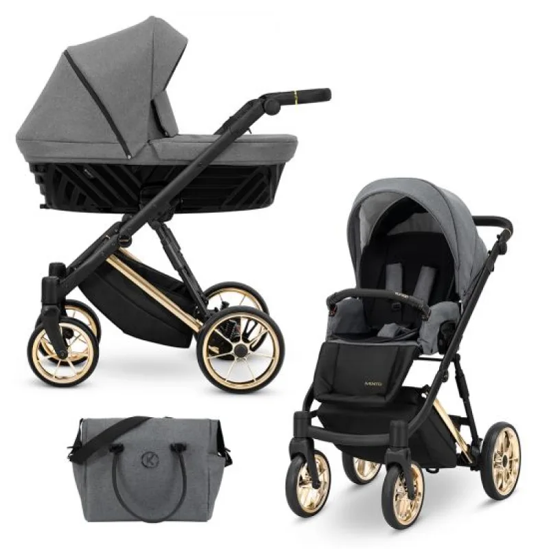 Kočík Kunert Ivento Premium 2v1 - deep graphite