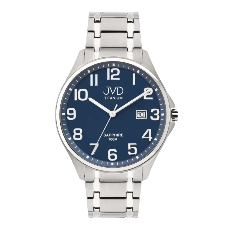 JVD Pánské vodotěsné titanové náramkové hodinky JVD JE2002.2 - 10ATM safírové sklo