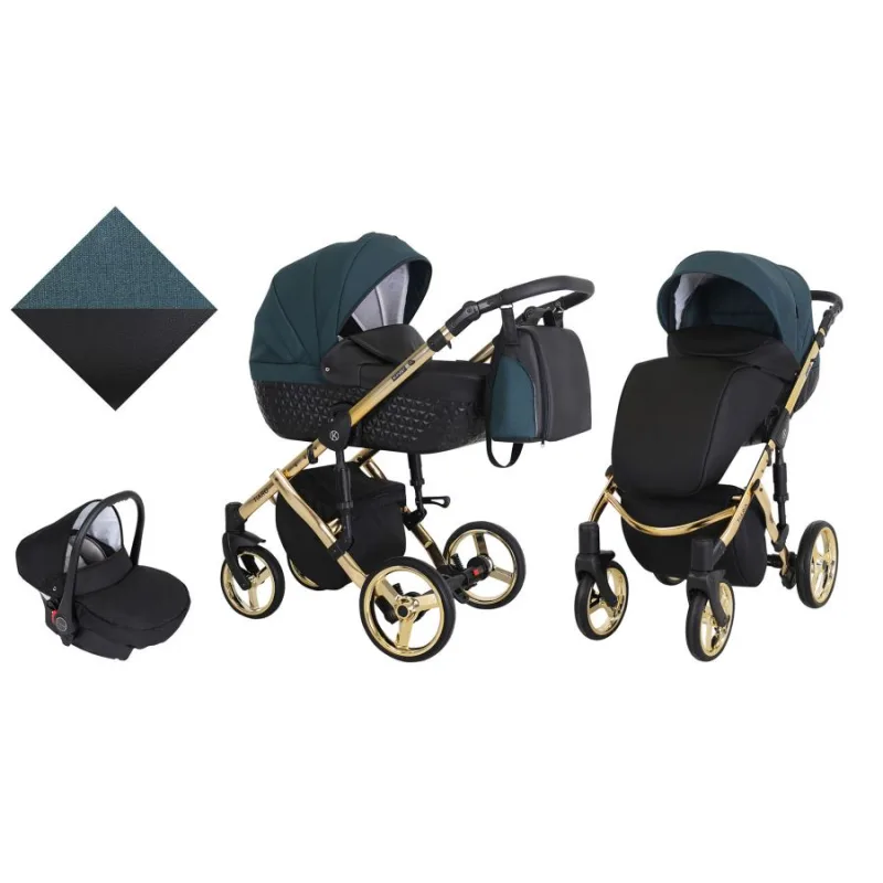 Kočík Kunert Tiaro Premium gold frame 3v1 - 04