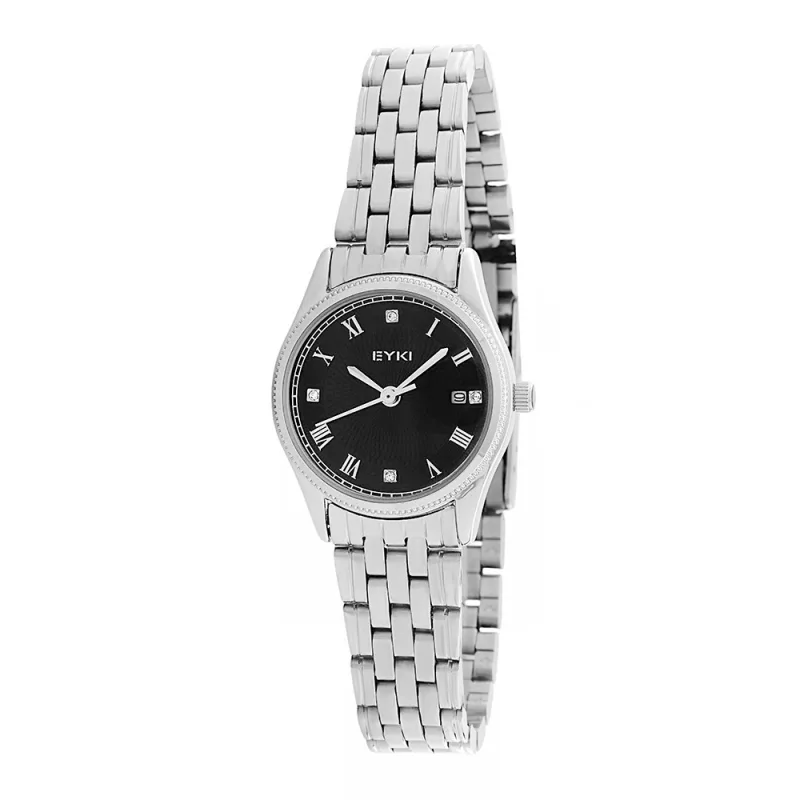 MPM Dámské klasické hodinky s datumovkou na nerezovém tahu EYKI Rafa W02E.10916.A