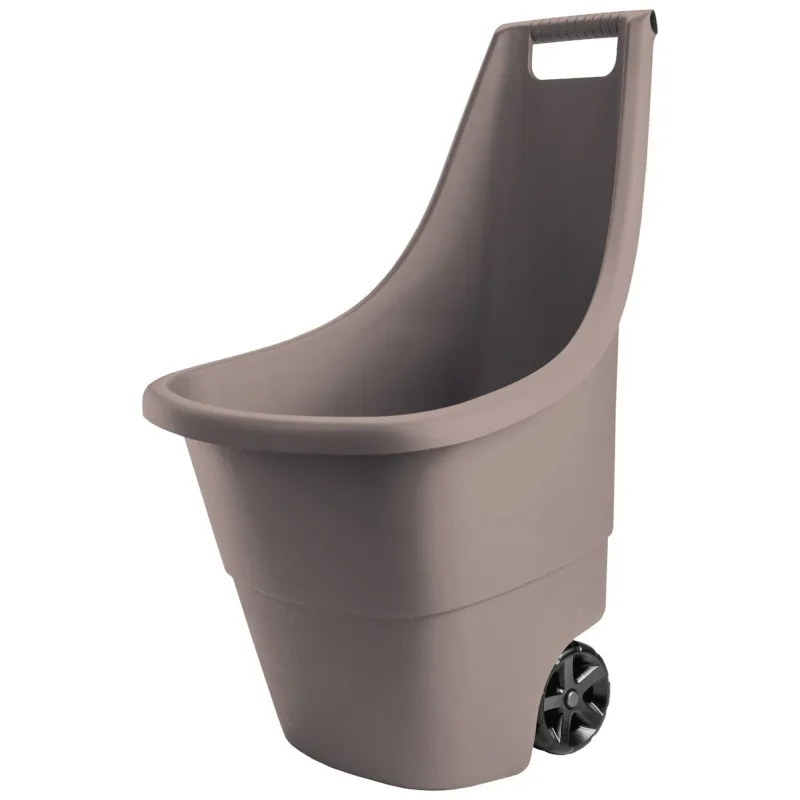 Vozík na záhradný odpad Keter EASY GO, 50 litrov, hnedý