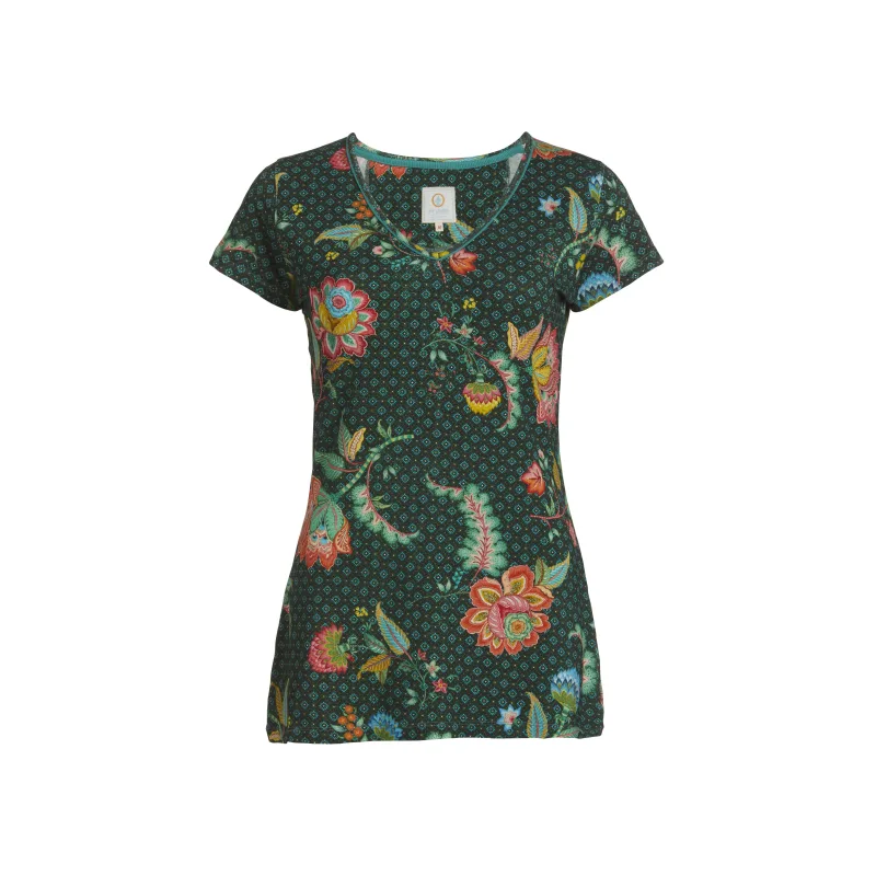 Pip Studio Toy triko s krátkým rukávem Jambo Jasmin, zelené