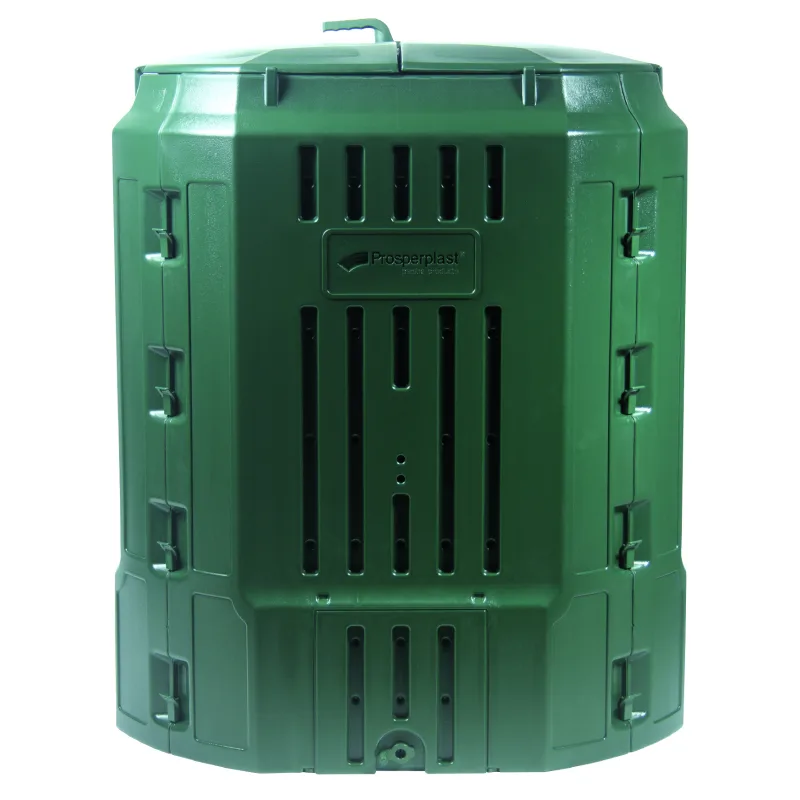 Prosperplast s.r.o. Veľkokapacitný záhradný kompostér COMPOTHERMO 900 litrov zelená farba