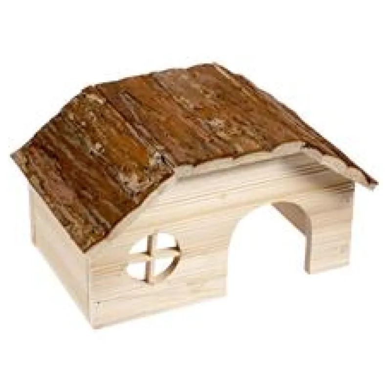 Domek dřevo přírodní Duvo+28x18x16cm 1 ks