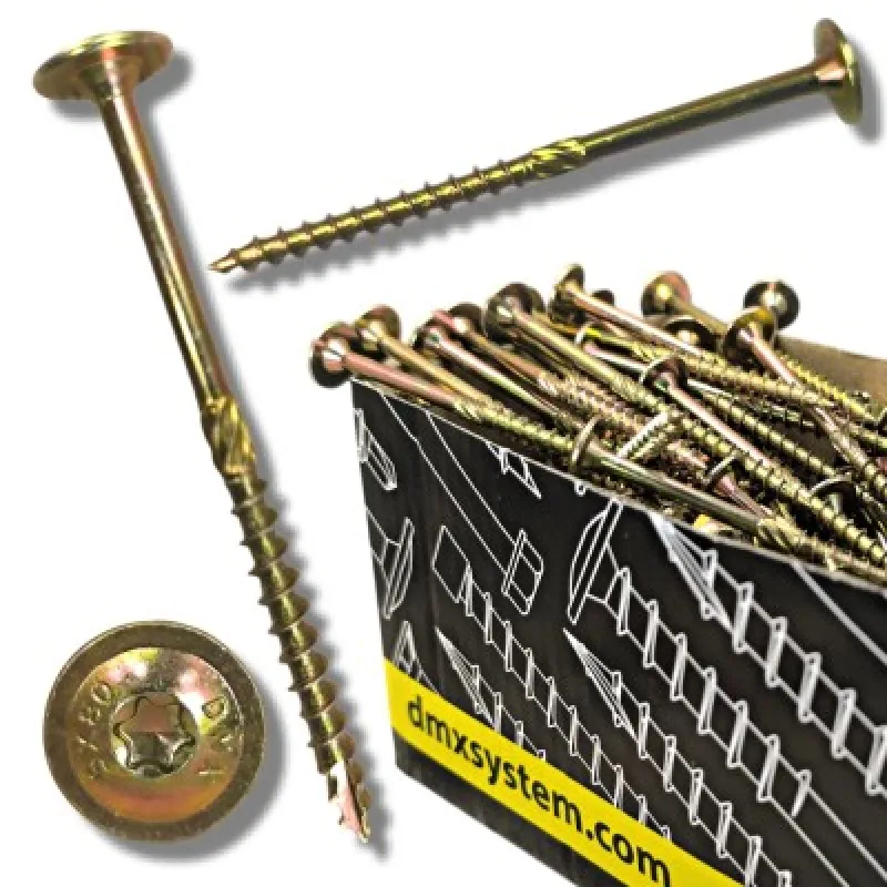 DOMAX| Skrutky do dreva s tanierovou hlavou | 5X80 mm | 200ks