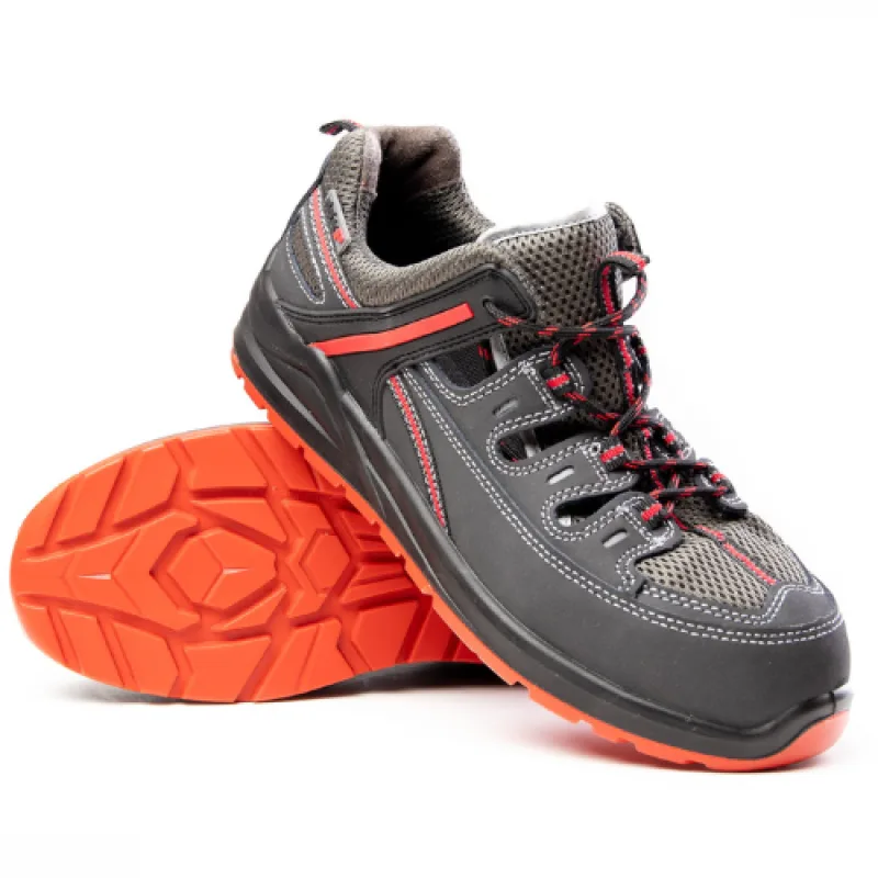 Polstar MXP SOLID S1 sandále čierna/červená