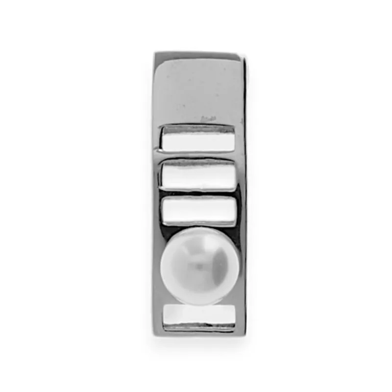 MPM Dámský ocelový nerezový přívěsek Lillian s perlou - stříbrné barvy SPD.70002.A