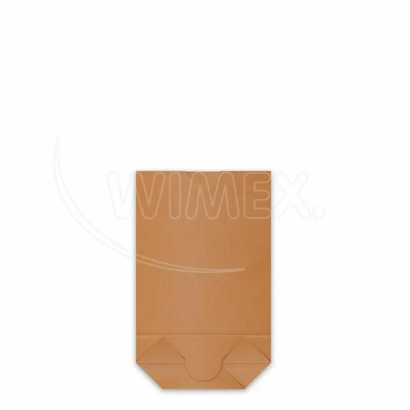 Papírový sáček (FSC Mix) s křížovým dnem kraft 22,5 x 37,5 cm `2,5kg` [1000 ks] (71024)
