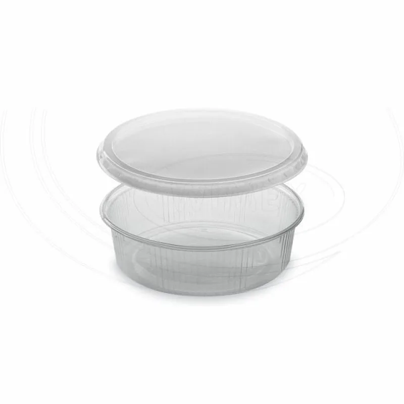 Miska kulatá průhledná 125 ml + víčko (PP) [2 x 50 ks] (PP511.1) - CH6N