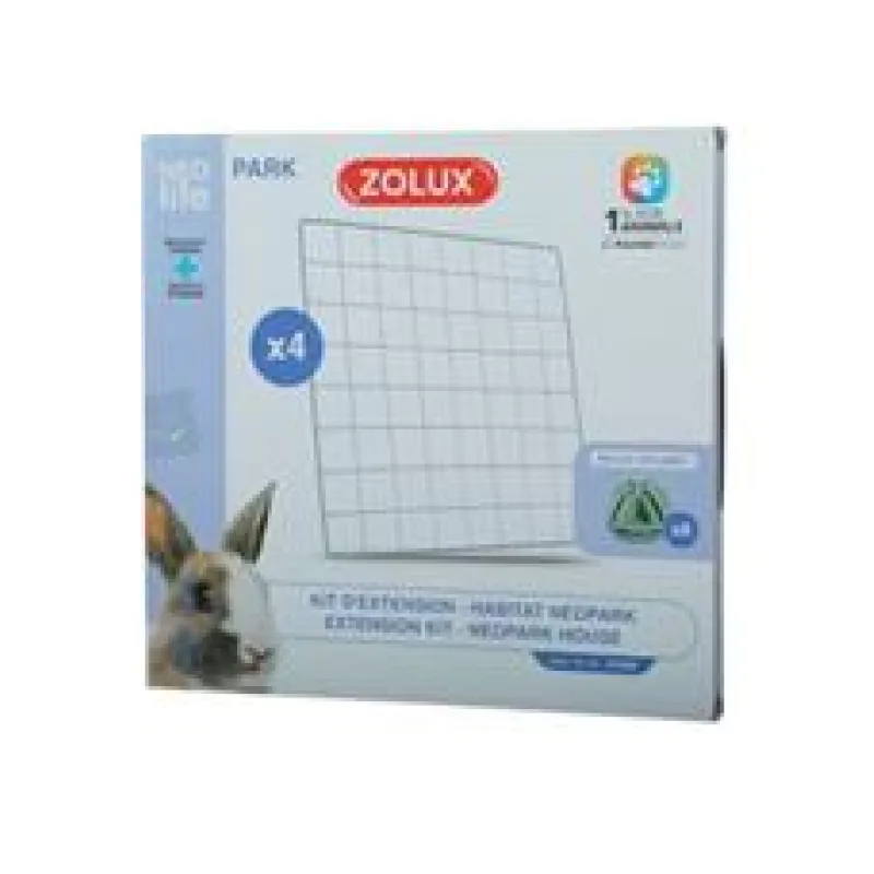 Komponenty NEOLIFE NEOPARK králík 4panely mřížka Zolux 1 sada