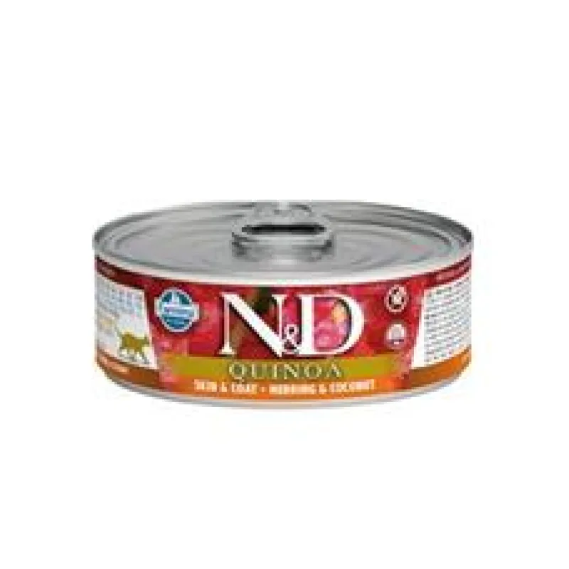 N&D CAT QUINOA Herring & Coconut 80 g