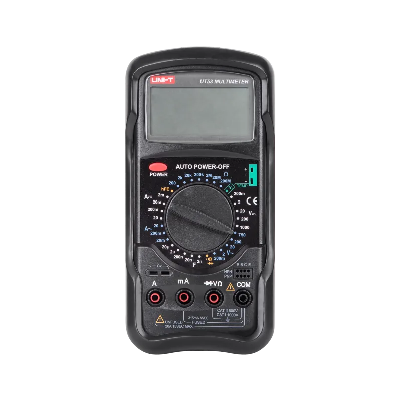 Univerzálny multimeter Uni-T UT53 DC 1000V, AC 750V plus meranie teploty MIE0016
