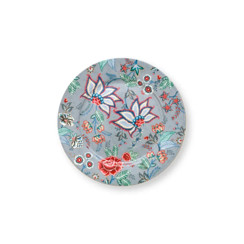 Pip Studio Flower Festival talíř Ø32cm, modrý