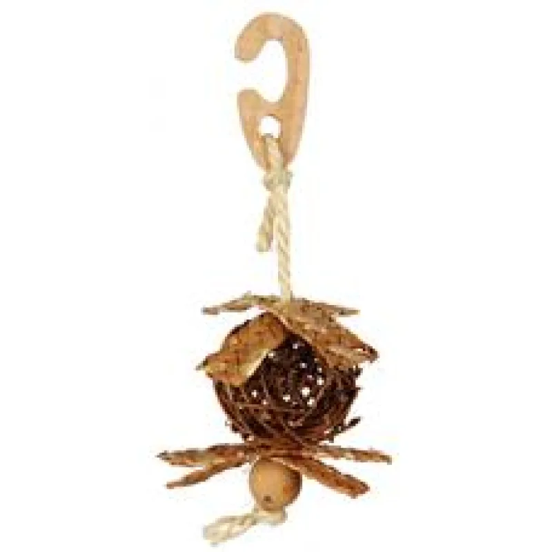 Natural Living-proutěný míček se slaměnou ozdobou 5,5/18cm 1 ks