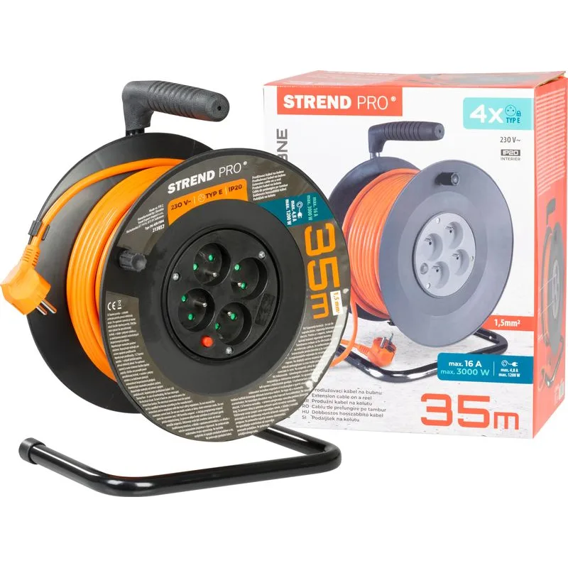 Stend pro Predžovací kábel na bubne Strend Pro DG-FB04 35 m