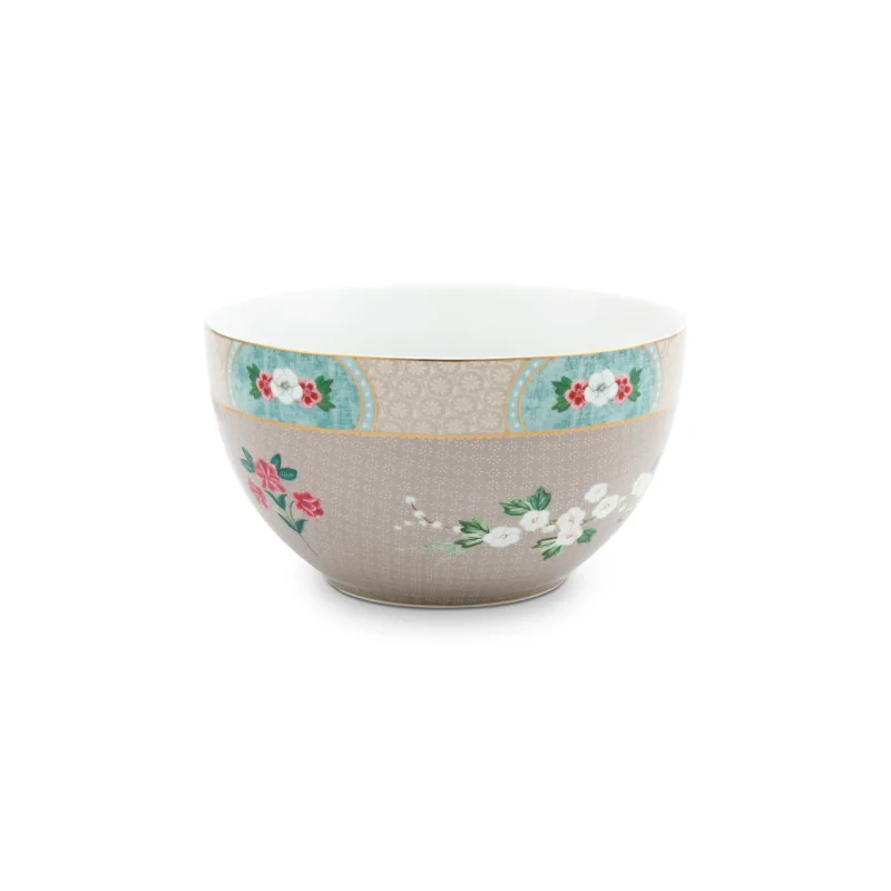 Pip Studio Blushing Birds miska Ø18cm, khaki