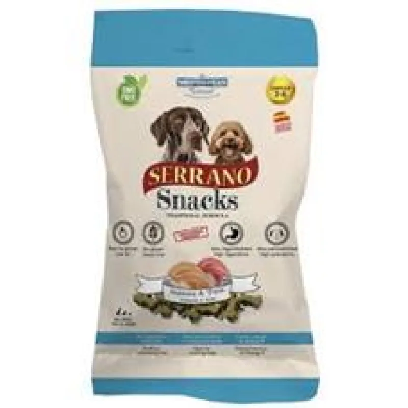 Serrano Snack Dog Salmon & Tuna 100g