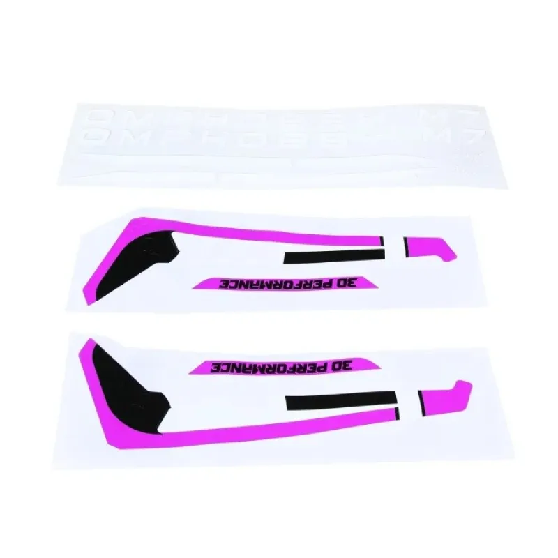 OMP M7 růžová nálepka