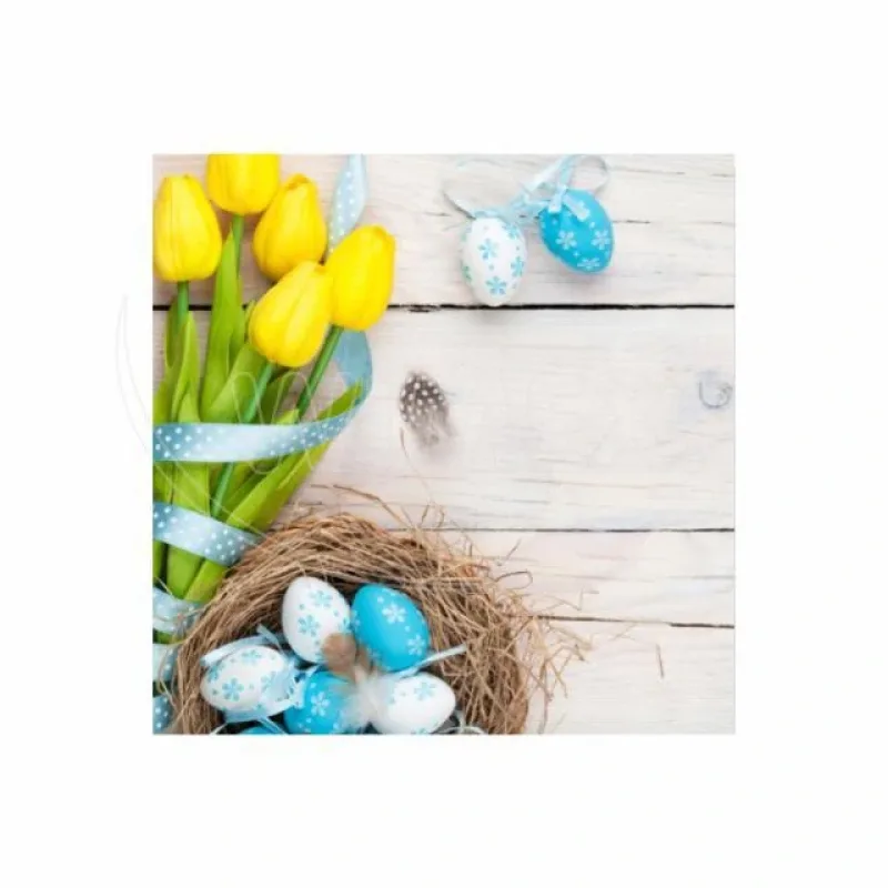 Velikonoční ubrousky 3-vrstvé 33 x 33 cm (PAP - FSC Mix), 20 ks (83072 - CH3N)