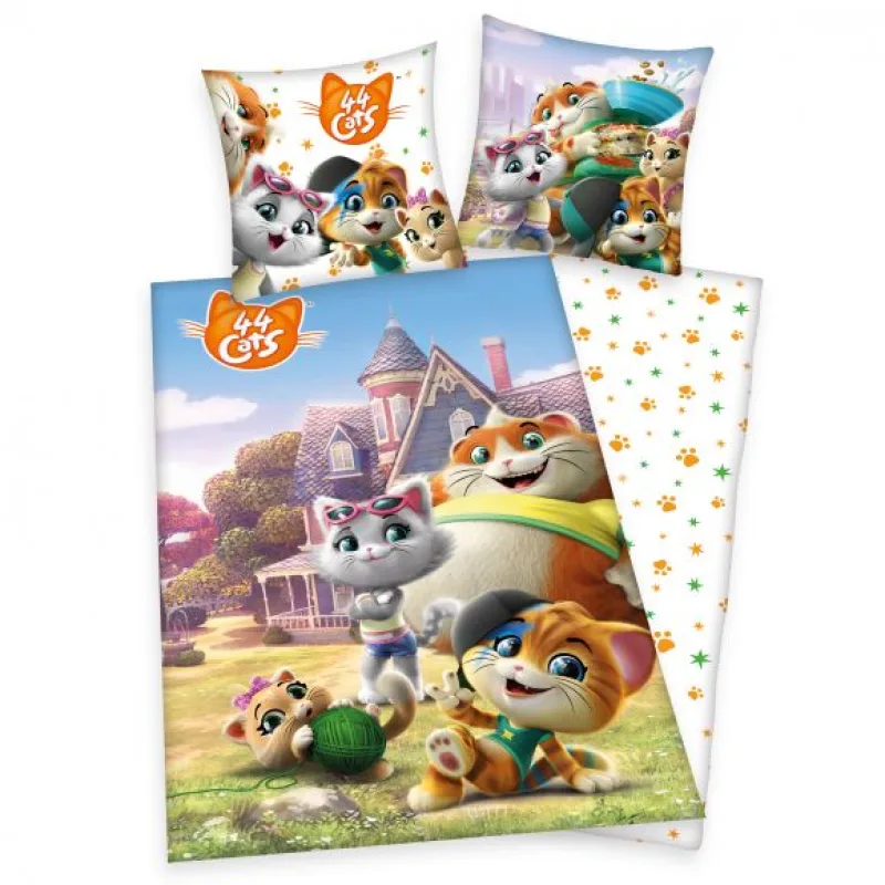 Herding obliečky Cats 44 ,140x200/70x90 cm