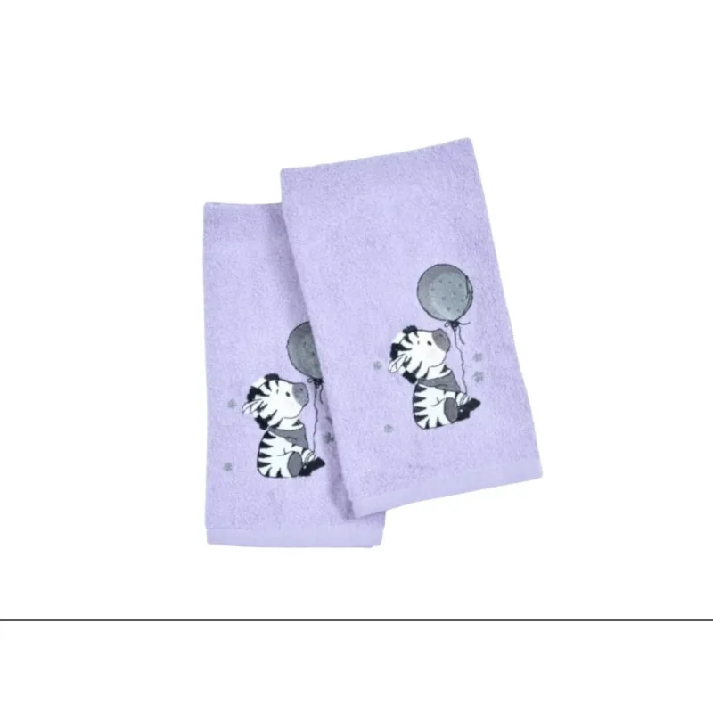Detský uterák LILI 30x50 cm fialový