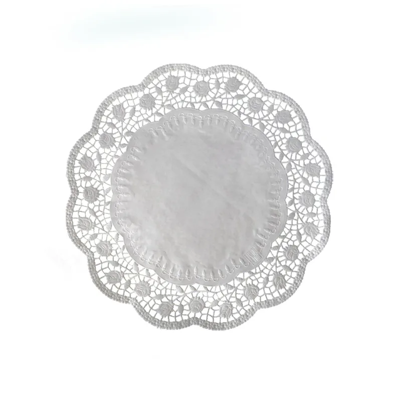 Dekorativní krajky kulaté Ø 26 cm [100 ks] (72326)