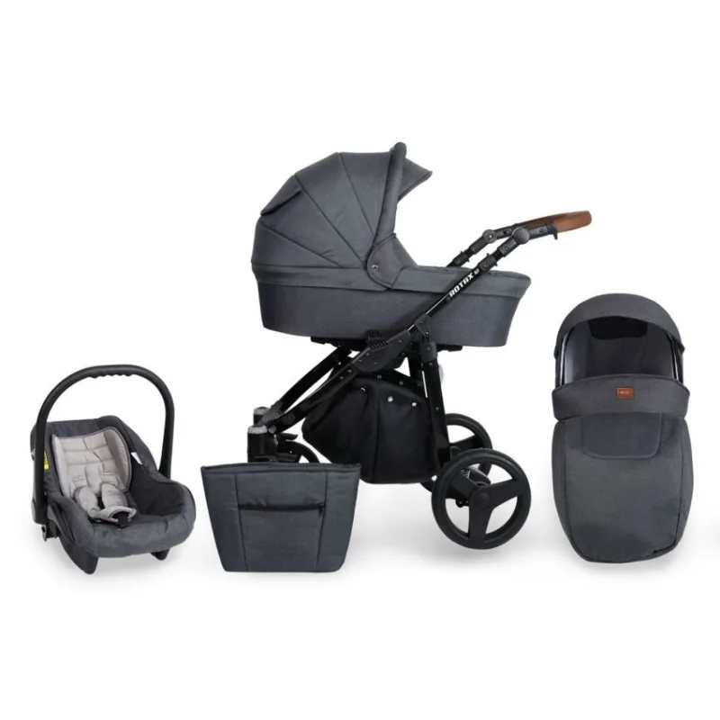 Kočík Kunert Rotax black frame 3v1 - 01