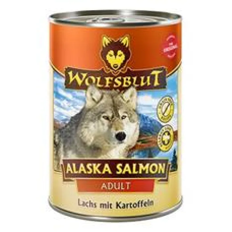 Wolfsblut Dog Adult Alaska Salmon konz. 395g
