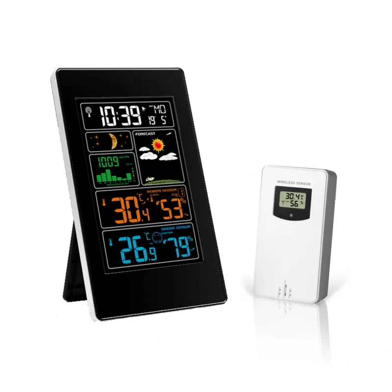 JVD Barevná rádiem řízená meteorologická stanice JVD RB3389