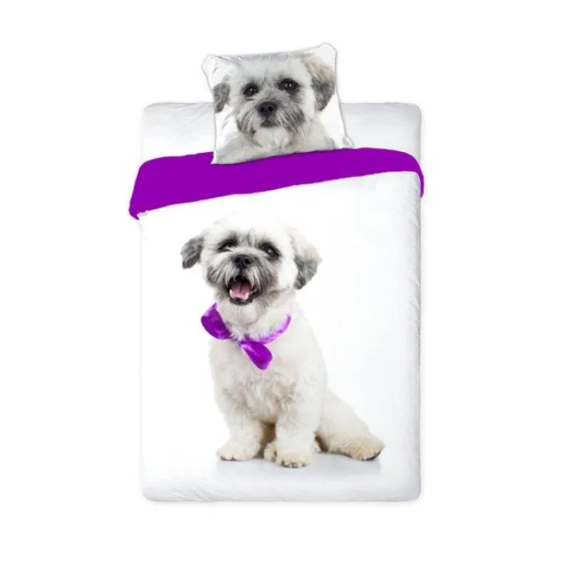 Bavlnené obliečky Šteniatko 140x200/70x90 cm