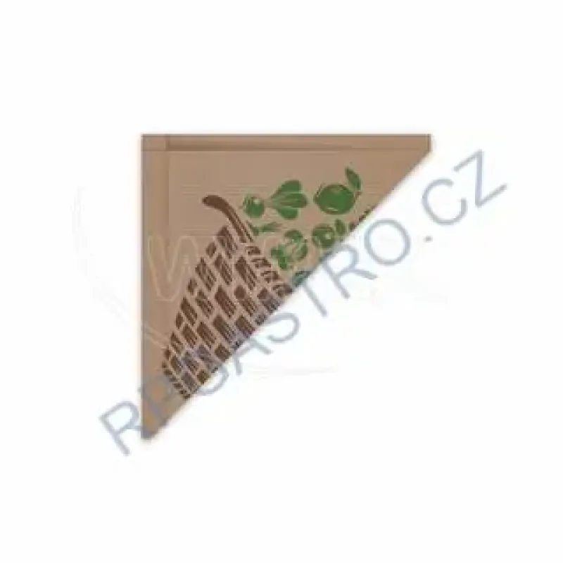 Papírové kornouty hnědé 31 x 31 cm `750g` vázané (70831.1 - 10D,P12) 100ks