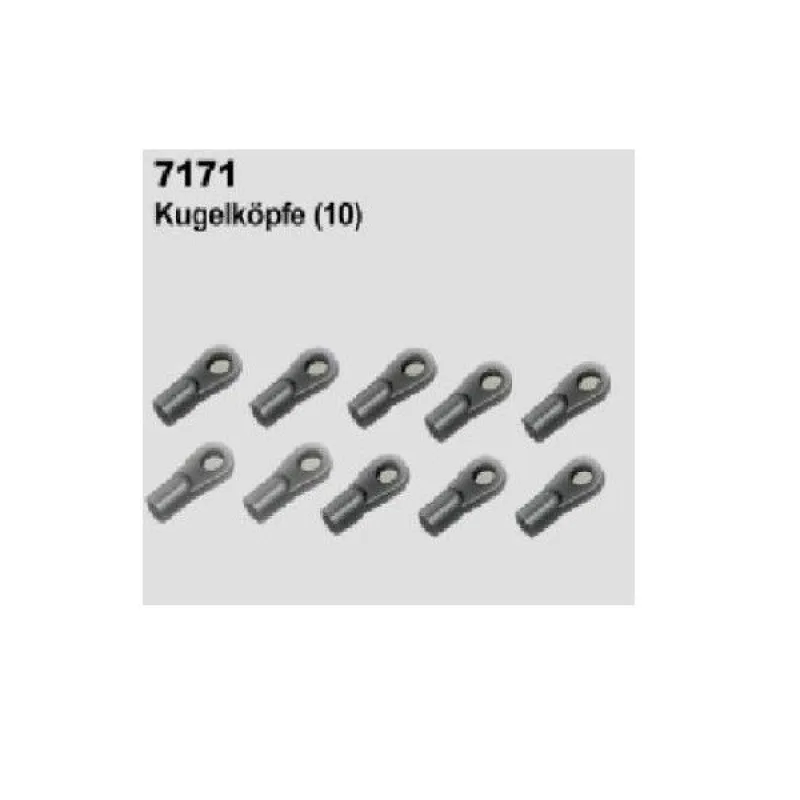 Koncové hlavy táhel (10ks.) pro modely DF-4S od DF Models