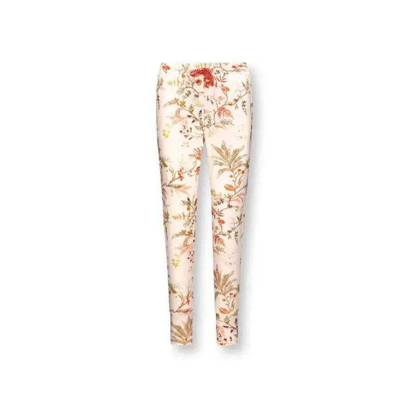 Pip Studio Bobien dlouhé kalhoty Isola, bílé