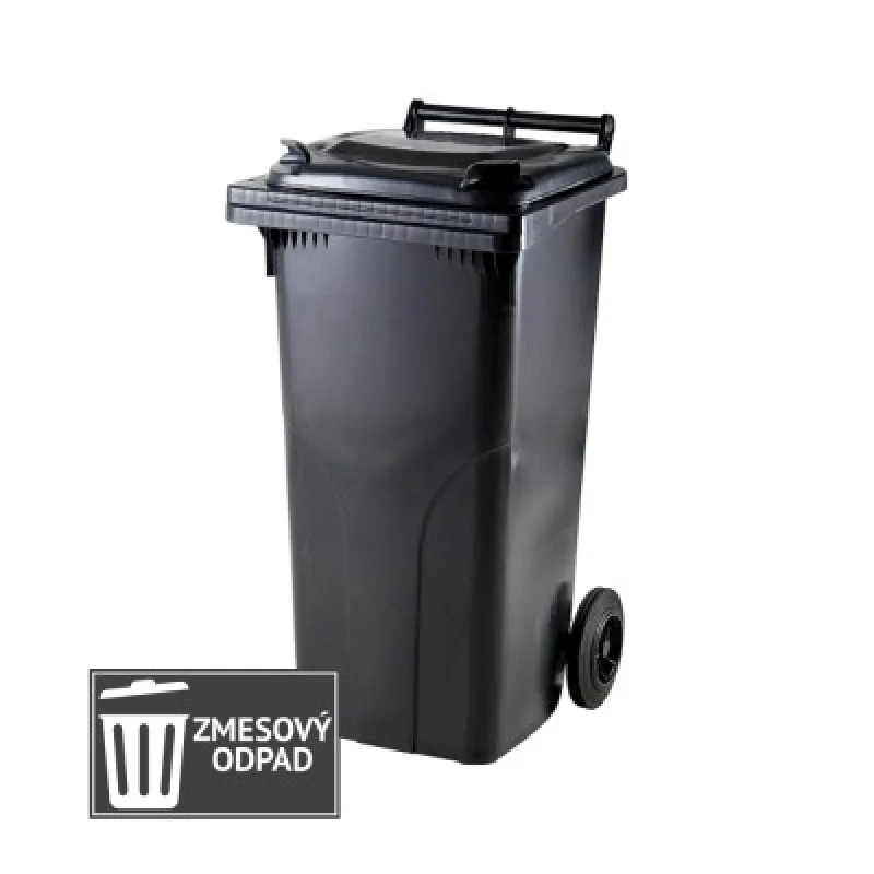 Meva Plastová popolnica 120l čierna