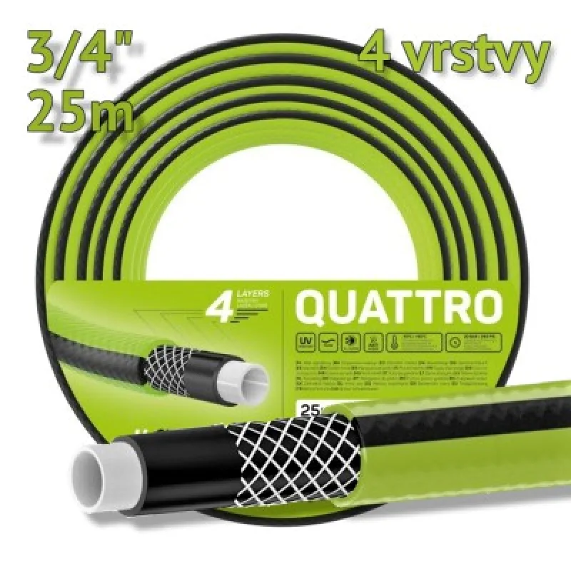 CELLFAST Záhradná hadica QUATTRO 3/4" 25m