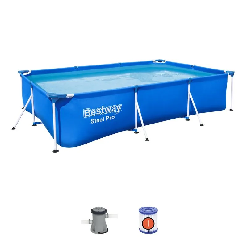 Bestway Nadzemný bazén Bestway® Steel Pro™, 56411, + filter + pumpa, 3,00x2,01x0,66 m