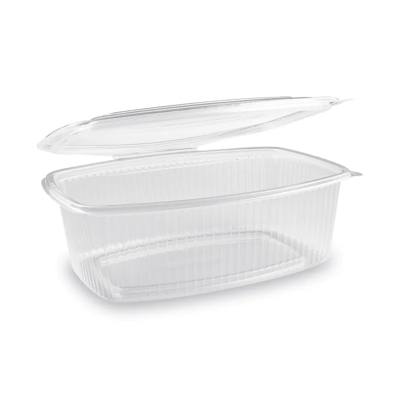 Miska oválná průhledná s víčkem 2000 ml (PP) [25 ks] (73820)