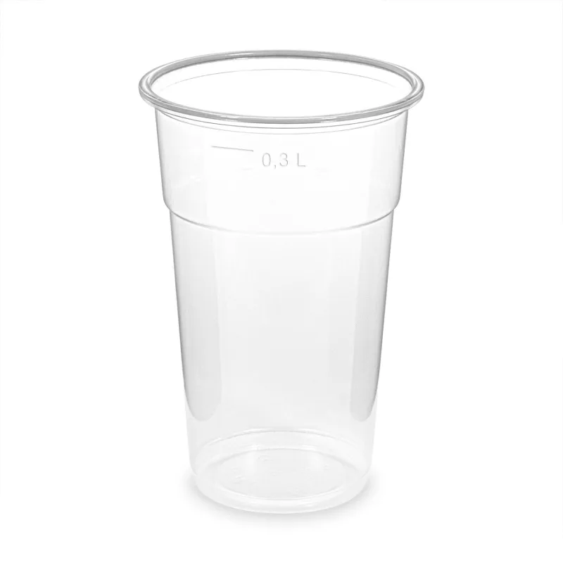 Kelímek plastový průhledný 0,3 l -PP- (Ø 78 mm) [50 ks] (76330) 3N,P7B