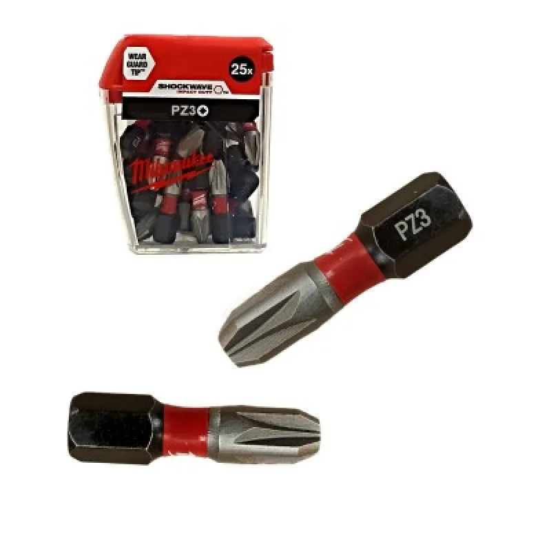 Bit Milwaukee PZ3 SHOCKWAVE , 25mm, 1ks