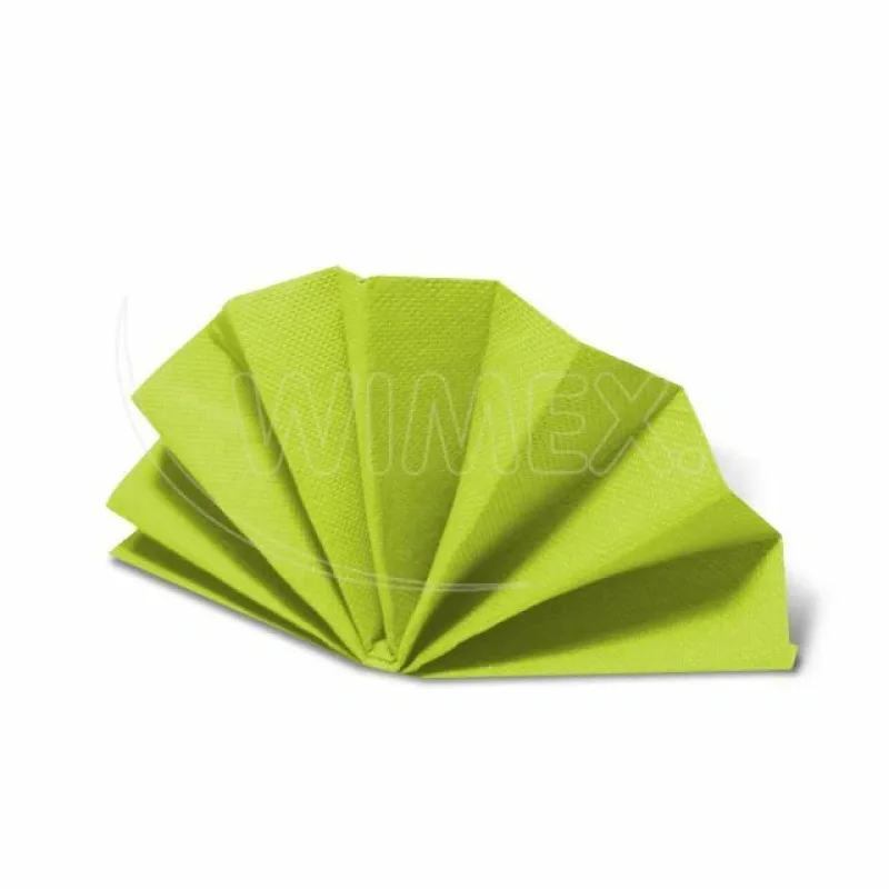 Ubrousky DekoStar žlutozelené 38 x 38 cm [50 ks] (87017)